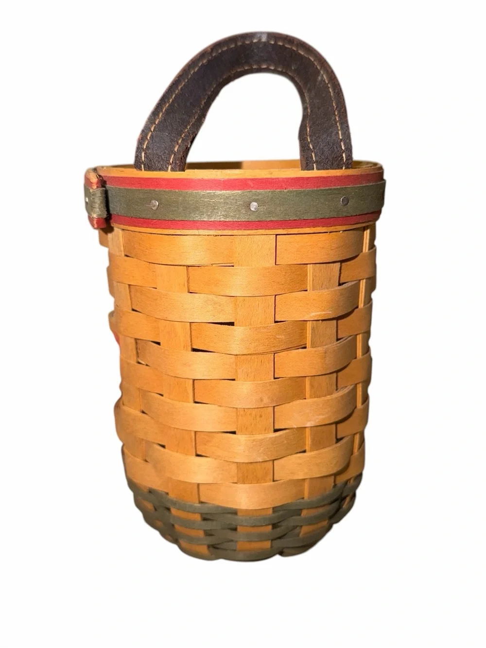 VINTAGE 2002 Longaberger Santa’s Helper Hanging Basket